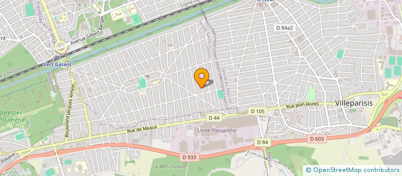 localisation de l'entreprise ISOPRAM à TREMBLAY-EN-FRANCE