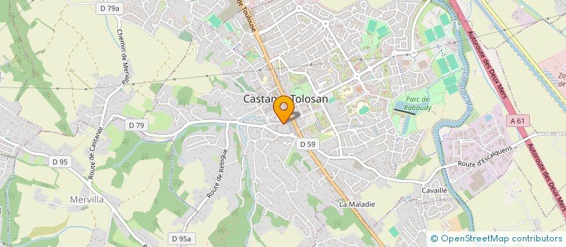 localisation de l'entreprise ISOPRESSE à CASTANET-TOLOSAN