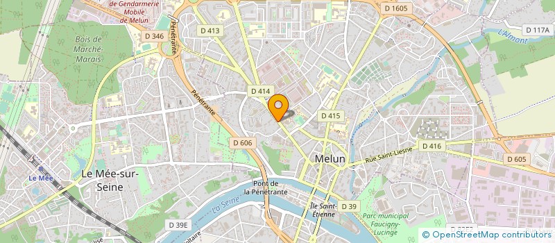 localisation de l'entreprise ISOPRO 77 à MELUN