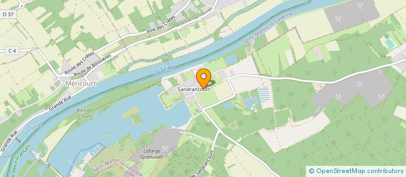 localisation de l'entreprise ISOPRO 78  SAINT-MARTIN-LA-GARENNE