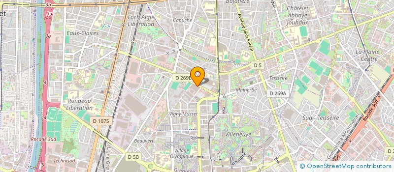 localisation de l'entreprise ISOPRO à GRENOBLE