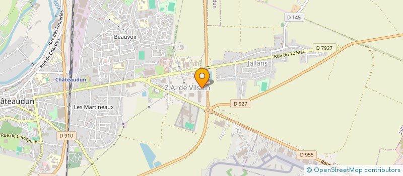 localisation de l'entreprise ISOPRO VINGT HUIT à CHATEAUDUN