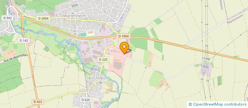 localisation de l'entreprise ISOPROM à MARLENHEIM