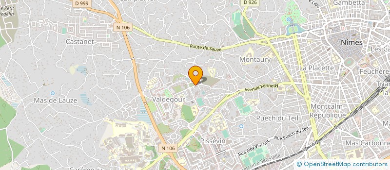 localisation de l'entreprise ISOPROPARC à NIMES