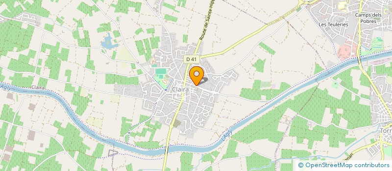 localisation de l'entreprise ISOPROSTYL à CLAIRA