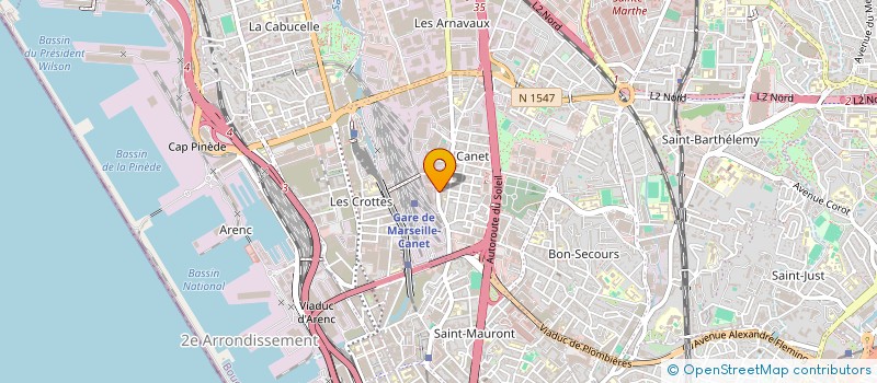 localisation de l'entreprise ISOPROTEC à MARSEILLE