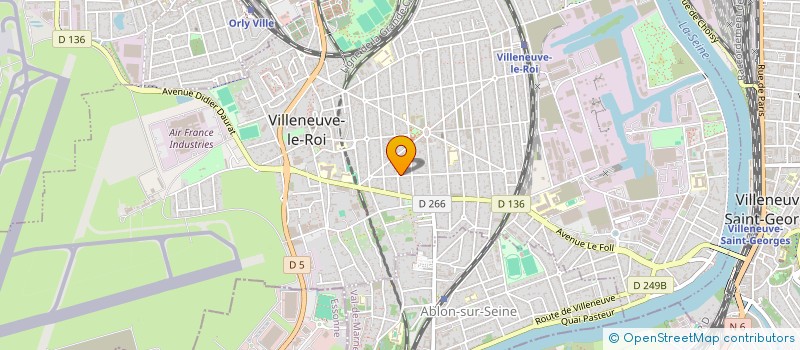 localisation de l'entreprise ISOPROTHERM à VILLENEUVE-LE-ROI
