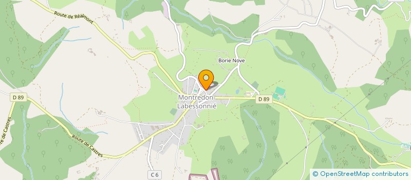 localisation de l'entreprise ISOR  MONTREDON-LABESSONNIE