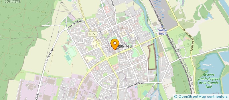 localisation de l'entreprise ISOR BTP à VAL-DE-REUIL