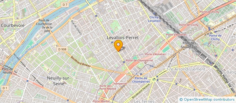 localisation de l'entreprise ISOR EXPLOITATION à LEVALLOIS-PERRET