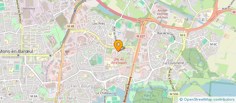 localisation de l'entreprise ISORA à VILLENEUVE-D'ASCQ