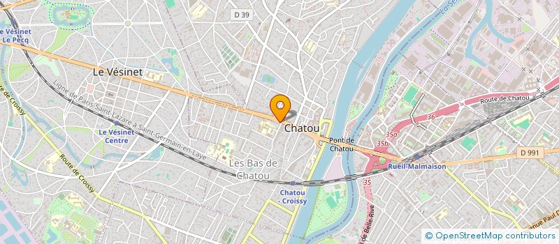 localisation de l'entreprise ISORE  CHATOU