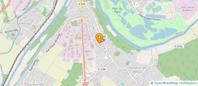 localisation de l'entreprise ISOREANE CONCEPT à NANTEUIL-LES-MEAUX