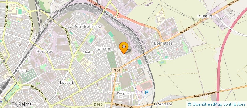 localisation de l'entreprise ISORED à REIMS