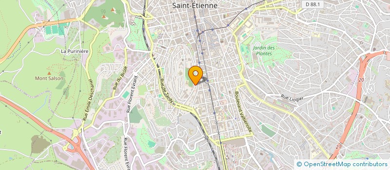 localisation de l'entreprise ISOREF à SAINT-ETIENNE