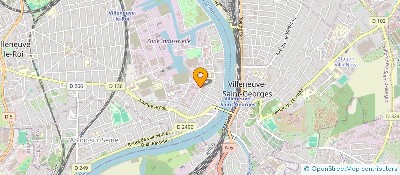 localisation de l'entreprise ISORENOV à VILLENEUVE-LE-ROI