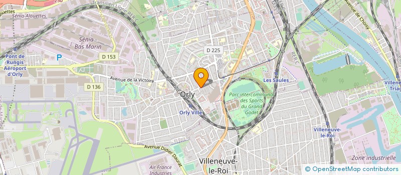 localisation de l'entreprise ISORENOV 94  CHOISY-LE-ROI