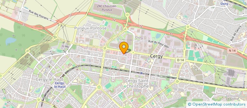 localisation de l'entreprise ISOREV à OSNY
