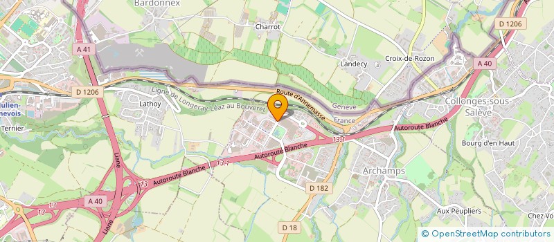 localisation de l'entreprise ISOSHA SARL  ARCHAMPS