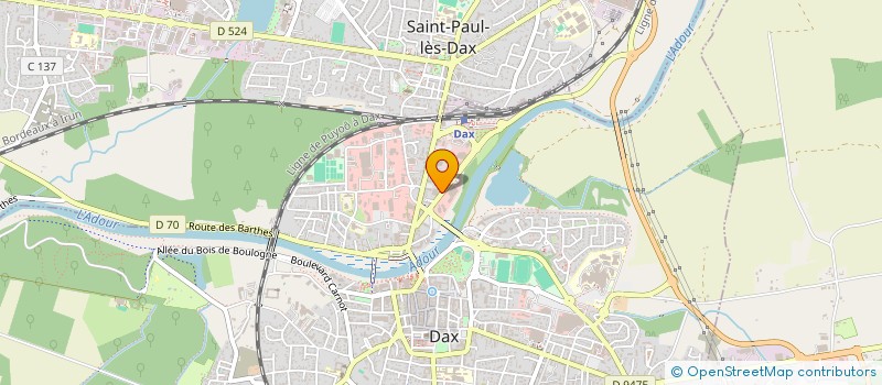 localisation de l'entreprise ISOSLA à DAX