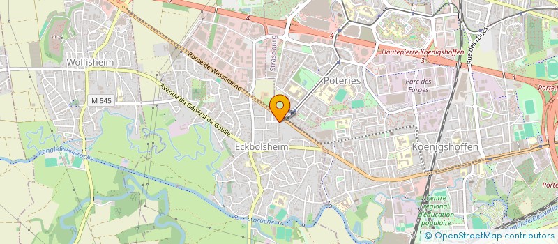 localisation de l'entreprise ISOSTAR-EXARENOV à ECKBOLSHEIM