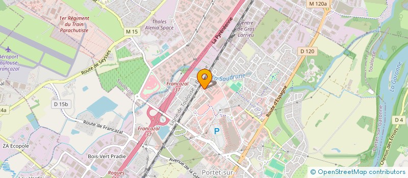 localisation de l'entreprise ISOSTEEL à PORTET-SUR-GARONNE