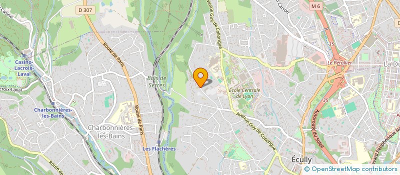 localisation de l'entreprise ISOSTEO LYON ALUMNI ASSOCIATION  ECULLY