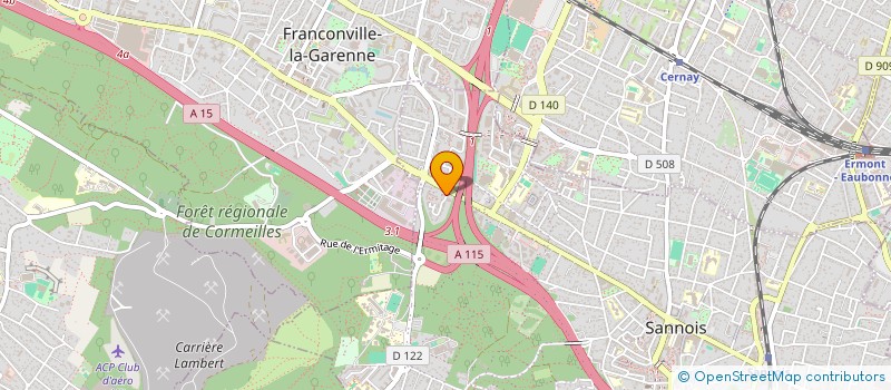 localisation de l'entreprise ISOTAR  CORMEILLES-EN-PARISIS