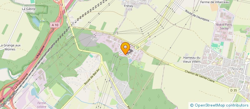 localisation de l'entreprise ISOTECH à MARCOUSSIS