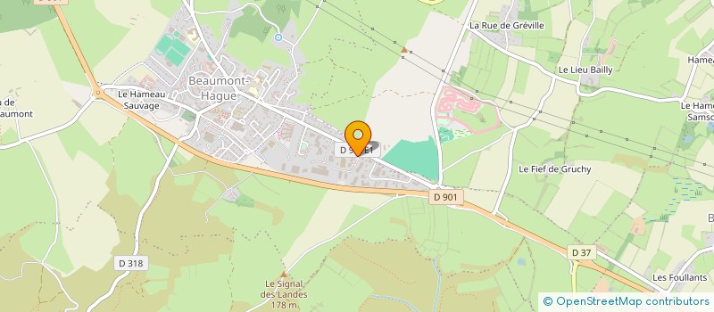 localisation de l'entreprise ISOTECH à LA HAGUE