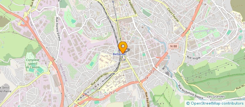 localisation de l'entreprise ISOTECH  SAINT-ETIENNE