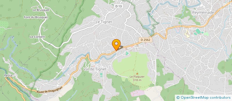 localisation de l'entreprise ISOTECH à LE TIGNET