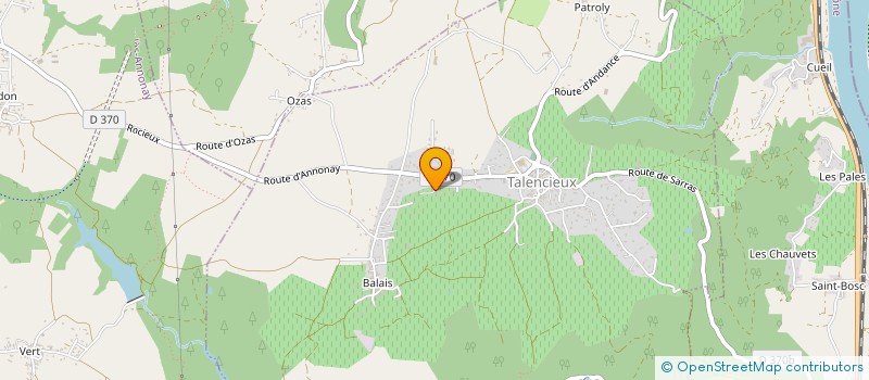 localisation de l'entreprise ISOTECH à TALENCIEUX