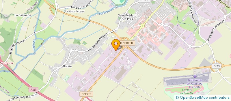 localisation de l'entreprise ISOTECH 58  FONTENAY-LE-COMTE