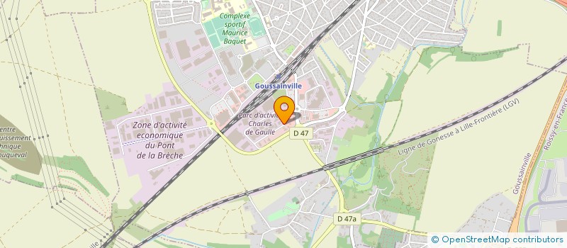 localisation de l'entreprise ISOTECH  GOUSSAINVILLE