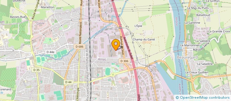 localisation de l'entreprise ISOTECH  ARNAS