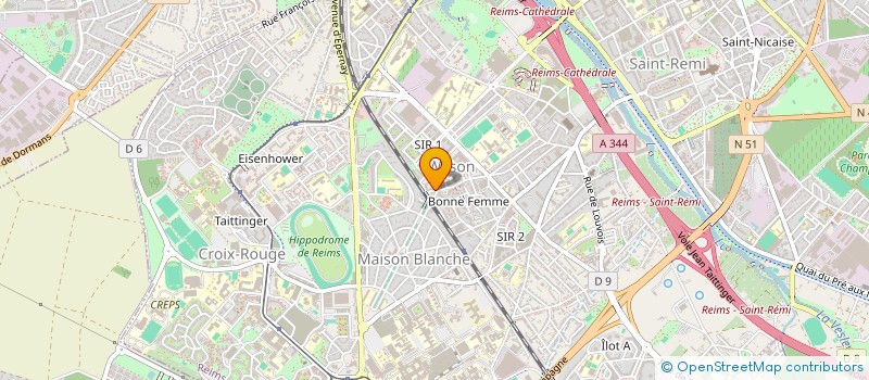 localisation de l'entreprise ISOTECH EST  EVRY-COURCOURONNES