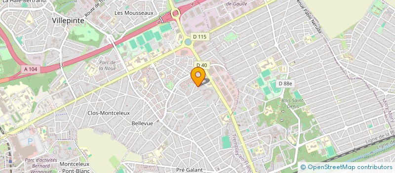 localisation de l'entreprise ISOTECH FRANCE à VILLEPINTE