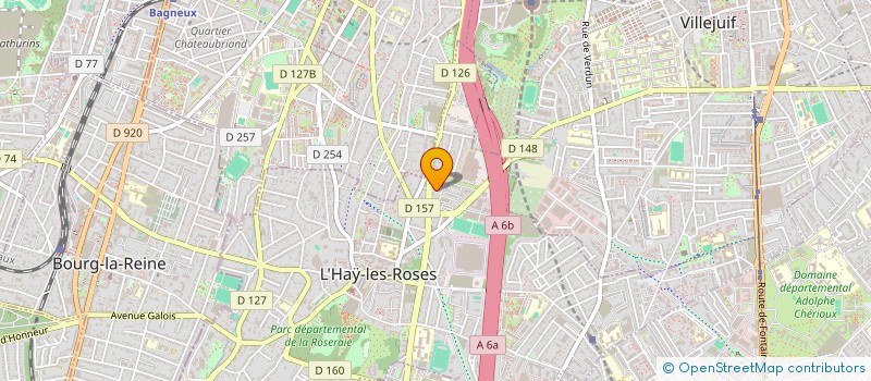 localisation de l'entreprise ISOTECHMO à L'HAY-LES-ROSES