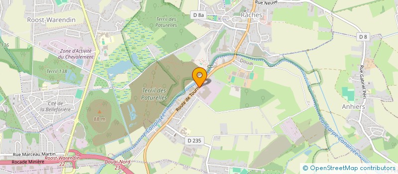 localisation de l'entreprise ISOTECHNIC  DOUAI