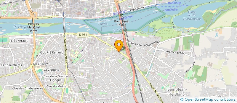 localisation de l'entreprise ISOTECK FRANCE  SAINT-JEAN-LE-BLANC