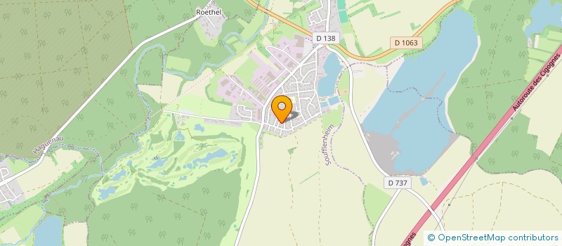 localisation de l'entreprise ISOTEK à SOUFFLENHEIM
