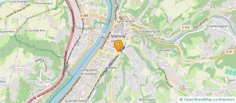 localisation de l'entreprise ISOTEK SARL à VIENNE