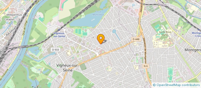 localisation de l'entreprise ISOTELIS à VIGNEUX-SUR-SEINE