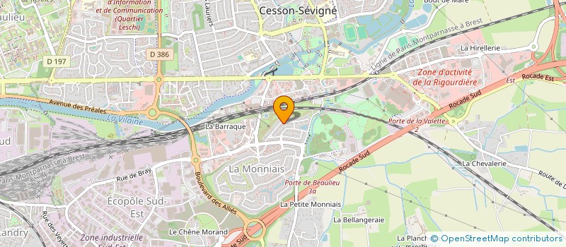 localisation de l'entreprise ISOTEX FRANCE NEW DISTRIBUTION à CESSON-SEVIGNE