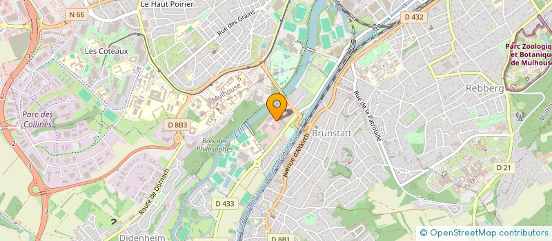 localisation de l'entreprise ISOTHERM PRO  BRUNSTATT-DIDENHEIM