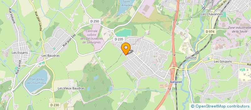 localisation de l'entreprise ISOTHERM SERVICES à SAINT-VALLIER