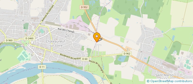 localisation de l'entreprise ISOTHERMAL à CHATEAUNEUF-SUR-LOIRE