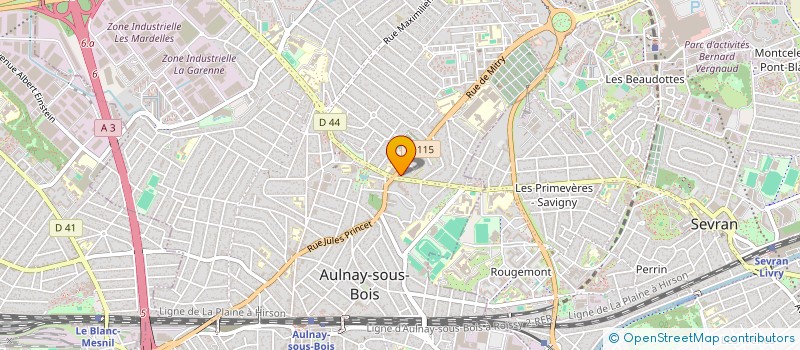 localisation de l'entreprise ISOTHERME & DECO à AULNAY SOUS BOIS