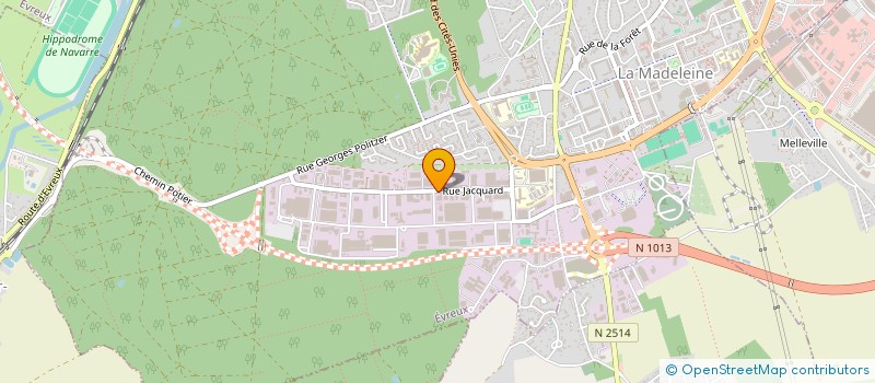 localisation de l'entreprise ISOTHERMIE 27 à EVREUX